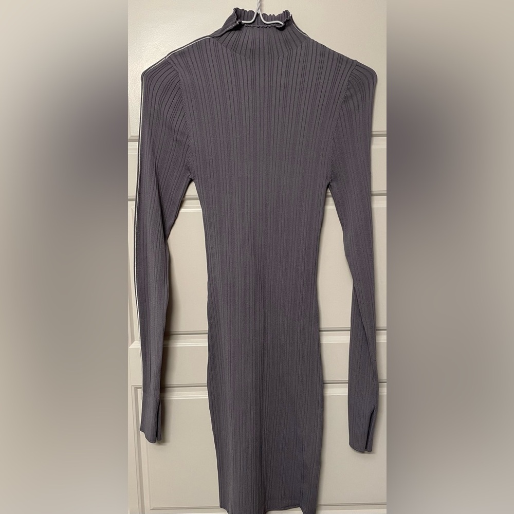 NWT Zara Long Sleeve Ribbed Dress